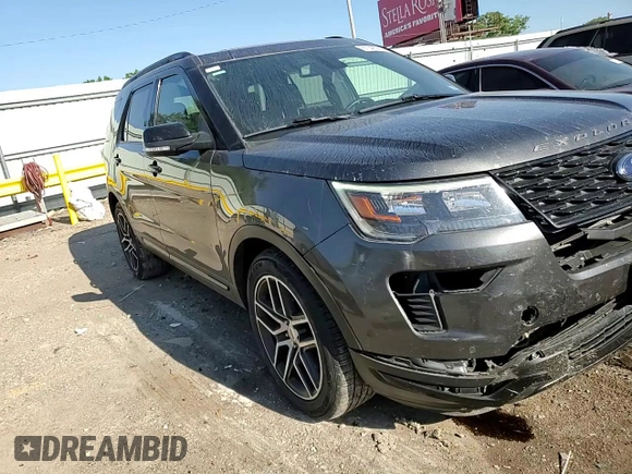2018 Ford Explorer Sport z VIN 1FM5K8GT6JGA79581, wystawiony jako Copart lot #61348985 z przebiegiem 79 773 mil mil oraz Szkoda całkowita • Salvage title. Historia ofert i sprzedaży dostępna na DreamBid. Obrazek 14.