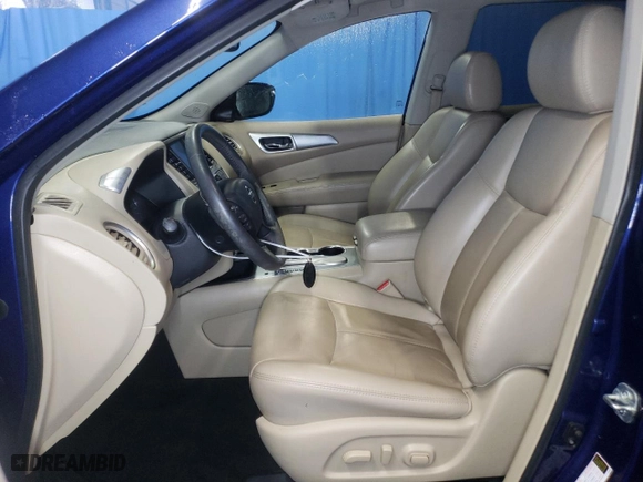 2017 Nissan Pathfinder SV with VIN 5N1DR2MN7HC901932, listed as a Copart auction lot 85721504 with 87,055 mi miles and Clean Title. Bid and sale history available at carsss.com. Image 7.