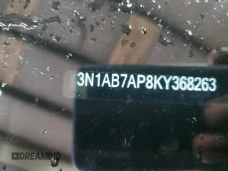 2019 Nissan Sentra S с VIN 3N1AB7AP8KY368263, выставлен на аукционе Copart как лот 57126015 с пробегом 28 689 миль миль и Списание • Salvage title. История ставок и продаж доступна на DreamBid. Изображение 12.