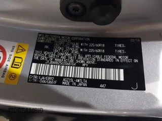 2016 Lexus NX 200t with VIN JTJBARBZ5G2068764, listed as a IAAI auction lot 41414671 with 100,592 mi miles and . Bid and sale history available at DreamBid. Image 9.