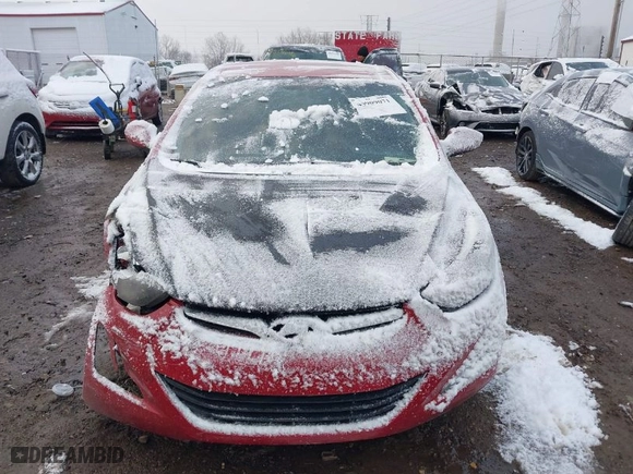 2016 Hyundai Elantra SE with VIN KMHDH4AE1GU491365, listed as a IAAI auction lot 40909071 with 86,000 mi miles. Bid and sale history available at carsss.com. Image 12.