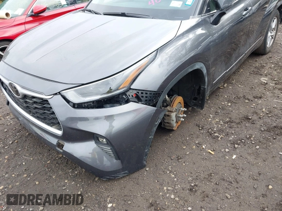 2021 Toyota Highlander L z VIN 5TDCZRBH6MS528171, wystawiony jako IAAI lot #40330366 z przebiegiem 75 297 mil mil oraz . Historia ofert i sprzedaży dostępna na DreamBid. Obrazek 6.