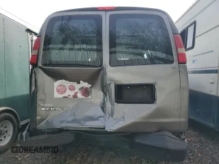2010 Chevrolet Express Cargo Van with VIN 1GCUGADX5A1178833, listed as a Copart auction lot 80283744 with 142,960 mi miles and Salvage Title. Bid and sale history available at carsss.com. Image 6.