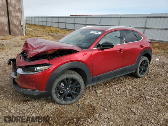 2021 Mazda CX-30 Premium with VIN 3MVDMBDY8MM248161, listed as a Copart auction lot 79176964 with 58,106 mi miles and Salvage Title. Bid and sale history available at carsss.com. Image 1.