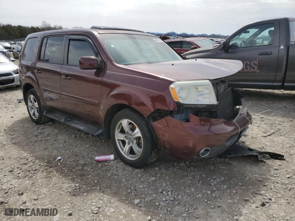 2013 Honda Pilot EX-L with VIN 5FNYF3H57DB019915, listed as a Copart auction lot 48374835 with 139,195 mi miles and Salvage Title. Bid and sale history available at carsss.com. Image 4.