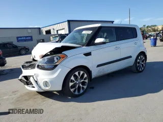 2013 Kia Soul + with VIN KNDJT2A61D7589678, listed as a Copart auction lot 77333344 with 83,573 mi miles and Salvage Title. Bid and sale history available at carsss.com. Image 1.