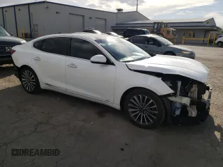 2018 Kia Cadenza Premium with VIN KNALC4J11J5105019, listed as a Copart auction lot 72257314 with 52,912 mi miles and Salvage Title. Bid and sale history available at DreamBid. Image 4.