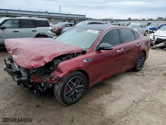 2019 Kia Optima SX with VIN 5XXGW4L2XKG301359, listed as a Copart auction lot 83535634 with 35,732 mi miles and Salvage Title. Bid and sale history available at carsss.com. Image 1.
