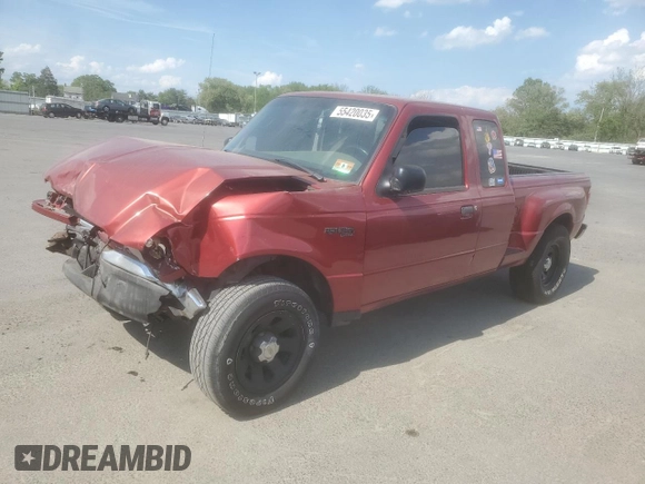 2004 Ford Ranger XL Fleet with VIN 1FTYR44U24PA20342, listed as a Copart auction lot 55420035 with Not Provided miles and Salvage Title. Bid and sale history available at DreamBid. Image 1.