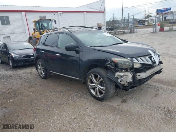 2009 Nissan Murano SL with VIN JN8AZ18W89W157461, listed as a IAAI auction lot 41701665 with 227,360 mi miles. Bid and sale history available at carsss.com. Image 1.