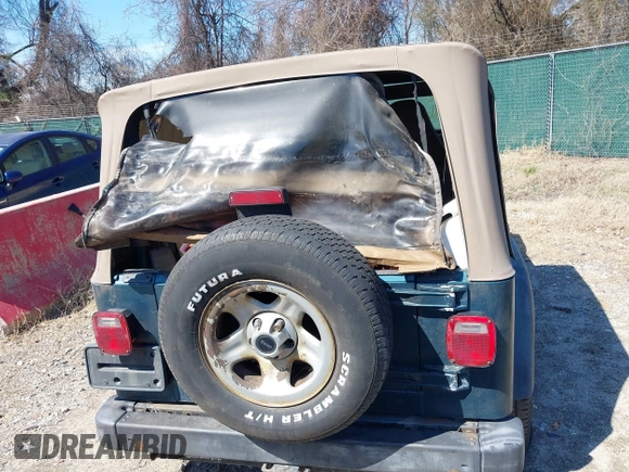 1997 Jeep Wrangler Sport with VIN 1J4FY19S1VP426589, listed as a IAAI auction lot 41865628 with 171,770 mi miles and . Bid and sale history available at DreamBid. Image 6.