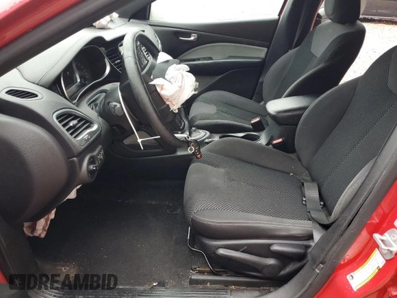 2015 Dodge Dart SXT with VIN 1C3CDFBB7FD433999, listed as a Copart auction lot 58459185 with 185,580 mi miles and Salvage title. Bid and sale history available at DreamBid. Image 7.