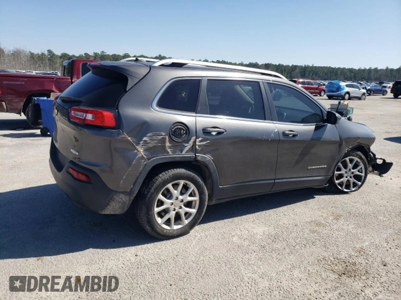 2014 Jeep Cherokee Latitude with VIN 1C4PJLCS9EW180982, listed as a Copart auction lot 48673035 with 107,358 mi miles and Salvage Title. Bid and sale history available at carsss.com. Image 3.