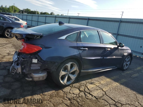 2018 Honda Accord Touring with VIN 1HGCV2F96JA006608, listed as a Copart auction lot 63770485 with 67,289 mi miles and Salvage title. Bid and sale history available at DreamBid. Image 3.