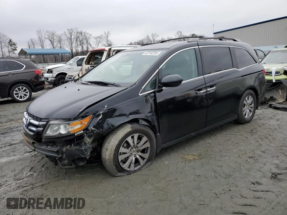 2016 Honda Odyssey EX-L with VIN 5FNRL5H63GB013440, listed as a Copart auction lot 42744235 with Not Provided miles and Salvage Title. Bid and sale history available at DreamBid. Image 1.