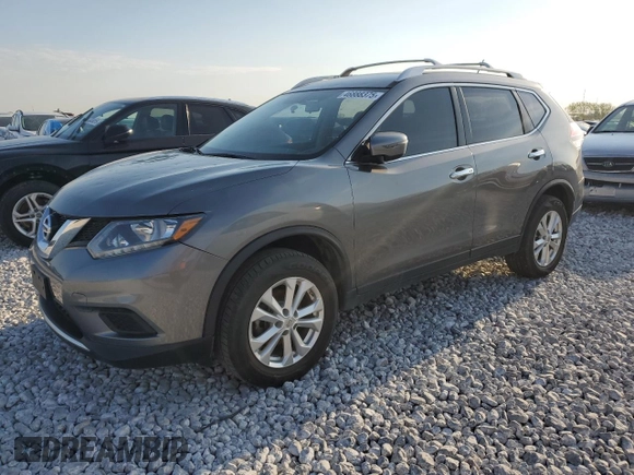 2016 Nissan Rogue S with VIN JN8AT2MV2GW146280, listed as a Copart auction lot 46888375 with 123,152 mi miles and Salvage Title. Bid and sale history available at carsss.com. Image 1.