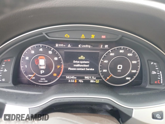 2018 Audi Q7 Premium Plus с VIN WA1LHAF73JD047088, выставлен на аукционе Copart как лот 58340075 с пробегом 56 240 миль миль и Списание • Salvage title. История ставок и продаж доступна на DreamBid. Изображение 9.