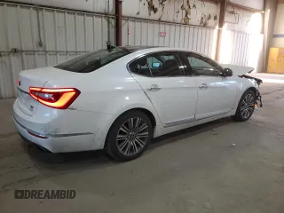 2015 Kia Cadenza Premium with VIN KNALN4D77F5188201, listed as a Copart auction lot 83560754 with 127,177 mi miles and Salvage Title. Bid and sale history available at carsss.com. Image 3.