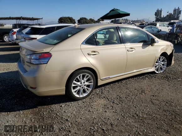 2010 Lexus HS 250h with VIN JTHBB1BA3A2018091, listed as a Copart auction lot 83114234 with 219,314 mi miles and Salvage Title. Bid and sale history available at DreamBid. Image 3.