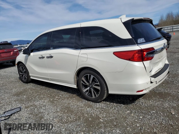 2019 Honda Odyssey Elite с VIN 5FNRL6H95KB022214, выставлен на аукционе Copart как лот 50086365 с пробегом 128 928 миль миль и Списание • Salvage title. История ставок и продаж доступна на DreamBid. Изображение 2.