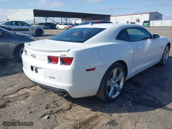 2012 Chevrolet Camaro 2LT with VIN 2G1FC1E37C9162107, listed as a IAAI auction lot 41558098 with 213,664 mi miles. Bid and sale history available at carsss.com. Image 4.