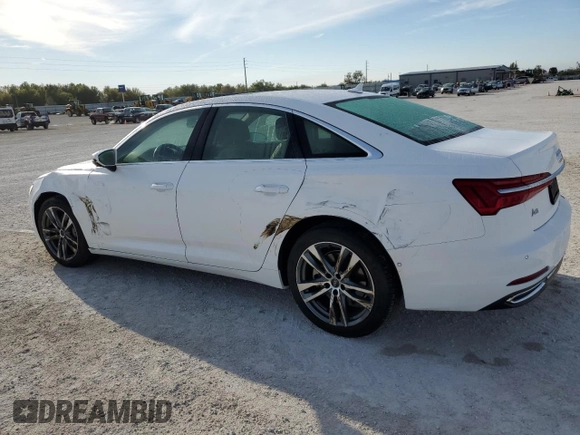 2021 Audi A6 Premium Plus with VIN WAUE8AF24MN031836, listed as a Copart auction lot 48122435 with 9,751 mi miles and Non Repairable. Bid and sale history available at carsss.com. Image 2.