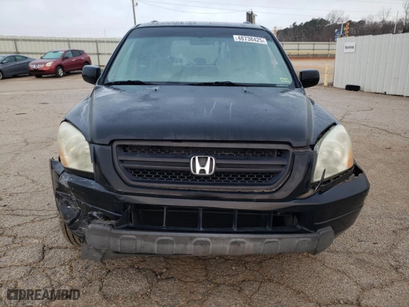 2004 Honda Pilot EX with VIN 5FNYF18554B000834, listed as a Copart auction lot 48738425 with 179,626 mi miles and Salvage Title. Bid and sale history available at carsss.com. Image 5.