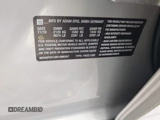 2011 Buick Regal CXL RL2 с VIN W04GP5EC3B1068357, выставлен на аукционе IAAI как лот 42481761 с пробегом 124 739 миль миль и . История ставок и продаж доступна на DreamBid. Изображение 9.