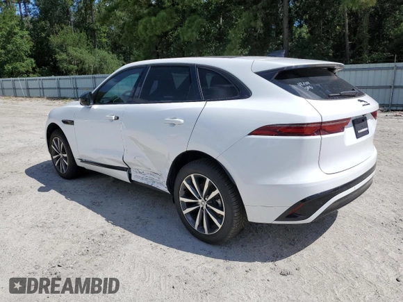 2024 Jaguar F-Pace R-Dynamic S z VIN SADCT2EX5RA722985, wystawiony jako Copart lot #69051054 z przebiegiem 6 691 mil mil oraz Szkoda całkowita • Salvage title. Historia ofert i sprzedaży dostępna na DreamBid. Obrazek 2.