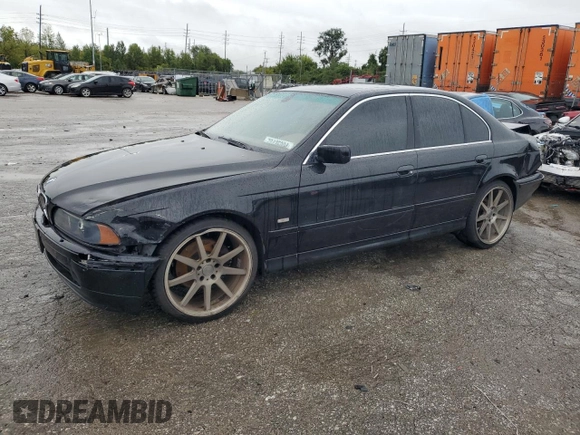 2003 BMW 5 Series 530iA with VIN WBADT63423CK32058, listed as a Copart auction lot 72435004 with 0 mi miles and Salvage Title. Bid and sale history available at carsss.com. Image 1.