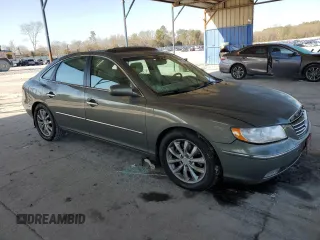 2006 Hyundai Azera SE with VIN KMHFC46F66A124826, listed as a Copart auction lot 48796695 with 134,434 mi miles and Salvage Title. Bid and sale history available at DreamBid. Image 4.
