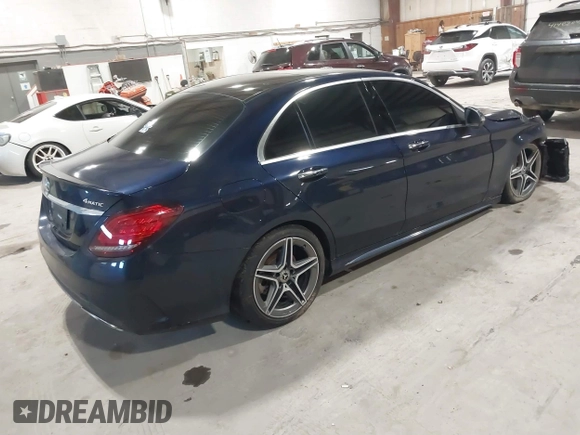 2020 Mercedes-Benz C 300 with VIN WDDWF8EB4LR563818, listed as a IAAI auction lot 41494813 with 72,552 mi miles and . Bid and sale history available at DreamBid. Image 4.
