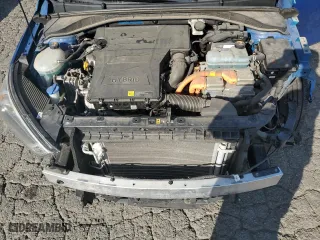 2018 Hyundai Ioniq Hybrid Blue with VIN KMHC65LCXJU090035, listed as a Copart auction lot 52071845 with 92,631 mi miles and Salvage Title. Bid and sale history available at carsss.com. Image 11.