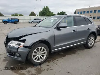2015 Audi Q5 Premium Plus with VIN WA1LFAFP9FA014921, listed as a Copart auction lot 61088165 with 115,963 mi miles and Salvage title. Bid and sale history available at DreamBid. Image 1.