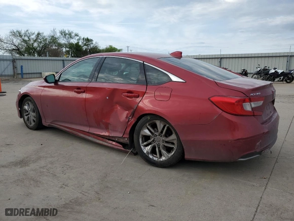 2018 Honda Accord Sedan LX 1.5T with VIN 1HGCV1F17JA257593, listed as a Copart auction lot 50652125 with 191,252 mi miles and Salvage Title. Bid and sale history available at carsss.com. Image 2.