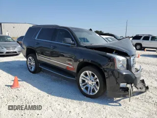 2017 GMC Yukon SLT with VIN 1GKS2BKC7HR299990, listed as a Copart auction lot 75809404 with Not Provided miles and Salvage Title. Bid and sale history available at carsss.com. Image 4.