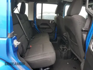 2021 Jeep Wrangler Unlimited Sahara Altitude z VIN 1C4HJXEG7MW728612, wystawiony jako Copart lot #45001535 z przebiegiem 24 027 mil mil oraz Szkoda całkowita • Salvage title. Historia ofert i sprzedaży dostępna na DreamBid. Obrazek 10.