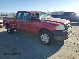 2007 Ford F-150 XL with VIN 1FTPX12V57KC72793, listed as a Copart auction lot 43690065 with 152,665 mi miles and Salvage title. Bid and sale history available at DreamBid. Image 4.