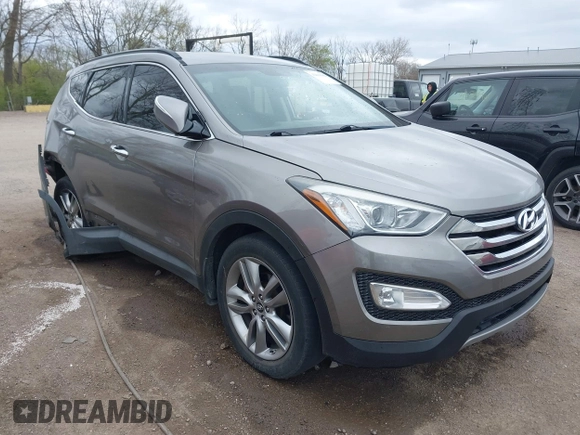 2013 Hyundai Santa Fe Sport z VIN 5XYZU3LA4DG085412, wystawiony jako IAAI lot #42016302 z przebiegiem 121 484 mil mil oraz . Historia ofert i sprzedaży dostępna na DreamBid. Obrazek 1.