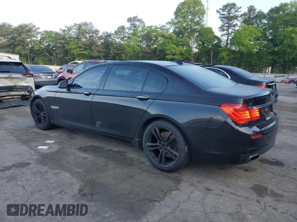 2012 BMW 7 Series 740Li with VIN WBAKB4C53CC576294, listed as a Copart auction lot 53401885 with 159,858 mi miles and Clean Title. Bid and sale history available at carsss.com. Image 2.