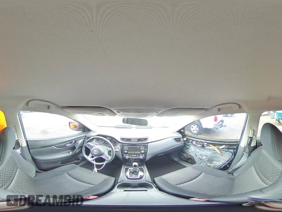 2017 Nissan Rogue SV with VIN KNMAT2MT6HP501697, listed as a Copart auction lot 63013915 with 49,510 mi miles and Salvage title. Bid and sale history available at DreamBid. Image 15.