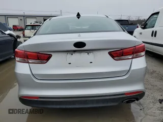 2017 Kia Optima LX with VIN KNAGT4L32H5154000, listed as a Copart auction lot 46336705 with 116,722 mi miles and Salvage Title. Bid and sale history available at carsss.com. Image 6.