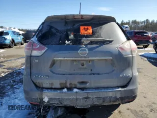 2016 Nissan Rogue SV with VIN JN8AT2MV3GW153593, listed as a Copart auction lot 45297925 with Not Provided miles and Salvage Title. Bid and sale history available at DreamBid. Image 6.