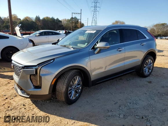 2025 Cadillac XT4 FWD Premium Luxury with VIN 1GYFZCR45SF115517, listed as a Copart auction lot 83263184 with 2,328 mi miles and Salvage title. Bid and sale history available at DreamBid. Image 1.