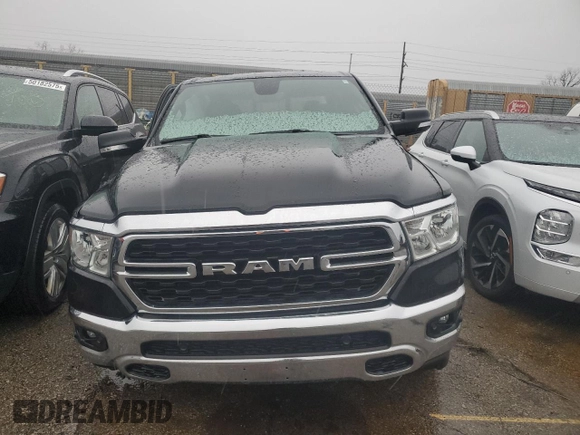2022 Ram 1500 Big Horn with VIN 1C6SRFMTXNN142413, listed as a Copart auction lot 45535815 with 23,082 mi miles and Clean title. Bid and sale history available at DreamBid. Image 5.
