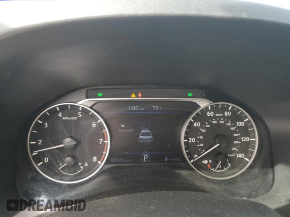 2020 Nissan Altima 2.5 S with VIN 1N4BL4BV2LC219308, listed as a Copart auction lot 47216715 with 90,526 mi miles and Salvage Title. Bid and sale history available at carsss.com. Image 9.
