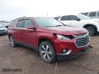 2021 Chevrolet Traverse LT Leather with VIN 1GNEVHKW5MJ204694, listed as a IAAI auction lot 41866949 with 31,999 mi miles. Bid and sale history available at carsss.com. Image 1.
