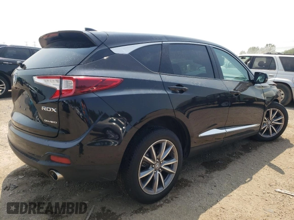 2020 Acura RDX Technology with VIN 5J8TC2H57LL012330, listed as a Copart auction lot 60165345 with Not provided miles and Non repairable. Bid and sale history available at DreamBid. Image 3.