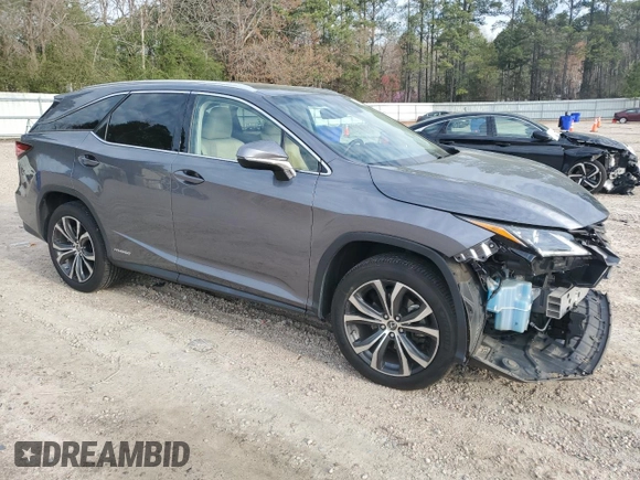 2018 Lexus RX 450hL Premium with VIN JTJDGKCA7J2000853, listed as a Copart auction lot 51088185 with 65,645 mi miles and Salvage title. Bid and sale history available at DreamBid. Image 4.