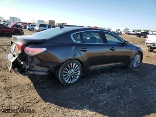 2015 Kia K900 Luxury with VIN KNALW4D49F6019276, listed as a Copart auction lot 82838053 with 80,872 mi miles and Salvage Title. Bid and sale history available at carsss.com. Image 3.